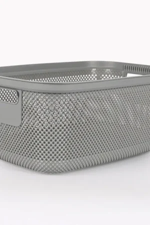 Offre Limitée Panier à linge 'Nickel' gris anthracite